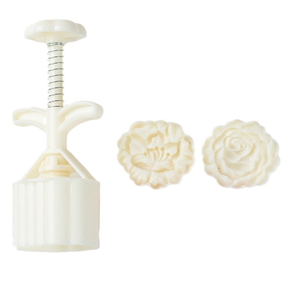 BQBQERT Rose Shape Dessert Shaping Tool Baking Molds Dessert Press Tool for Baking