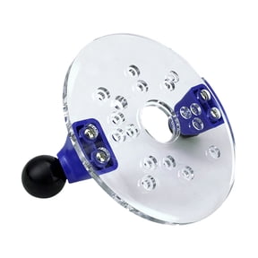 BQBQERT Router Plate Clear Base Plate Easy Installation Router Base with Double Handles Router Fixed Base Guide
