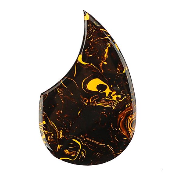 BQBQERT Scratch Plates Electric Guitar Protector Yellow Patterned Electric Guitar Pickguard PVC Texture for String Instrument