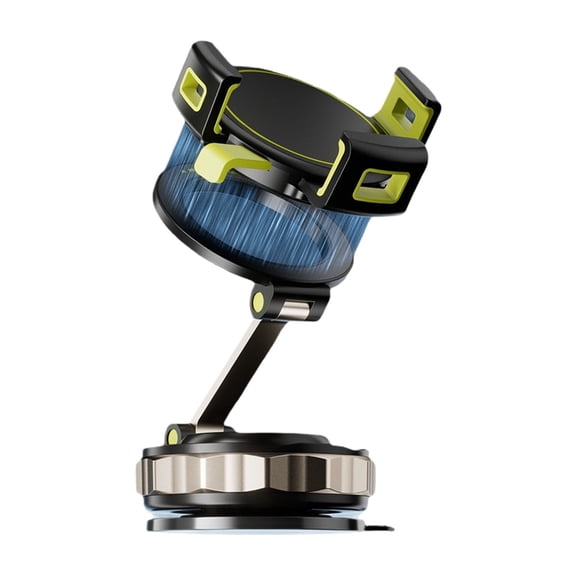 BQBQERT Secure Vacuum Suctions Car Phone Mount with Attachment & 1 Hand Operate Mobile Devices Holder for Phones 12+