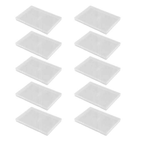 BQBQERT Set Of 10 Clear Organizing Containers Practical Clear Organizing Boxes Container For Kitchen And Bedroom