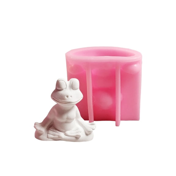 BQBQERT Silicone Frog Epoxy Resin Animal Castings Plasters for Soap Making