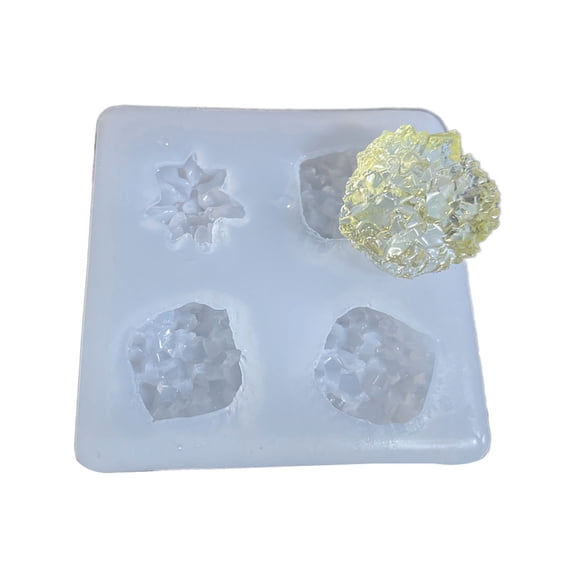 BQBQERT Simulation Original Stone Epoxy Resin Mold Crystal Stone Casting Mold Decorations Silicone