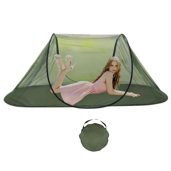 BQBQERT Single Person Camping Tent Boats Shape Outdoor Meshes Tent Breathable Hand Throwing Extended Net Enduring