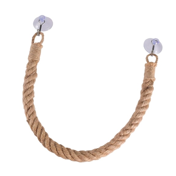 BQBQERT Sisal Rope Snake Climbing Rope Exercise Bridge Activity Toy for Amphibians and Reptiles Terrarium Habitats Landscape