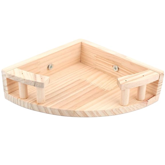 BQBQERT Small Animal Wood for Play Platform for Ferrets Dwarf Rabbits Habitats Cave Stand Activity Platform