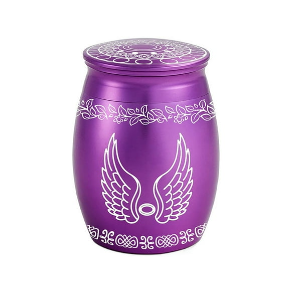 BQBQERT Small Memorial Urns for Cats Dog Pet Ashes Holder Electroplate Pet Cremation Urn