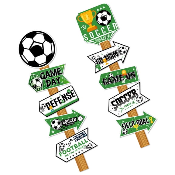BQBQERT Soccer Event Directional Signs Handmade Welcome Yard Sign For Supporter Meetings And Group Activities