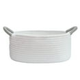 thumbnail image 1 of BQBQERT Soft Cotton Rope Basket for Toy Clothes Baby Room Organiser Desktop Sundries Storage Solution with Portable Handle, 1 of 13