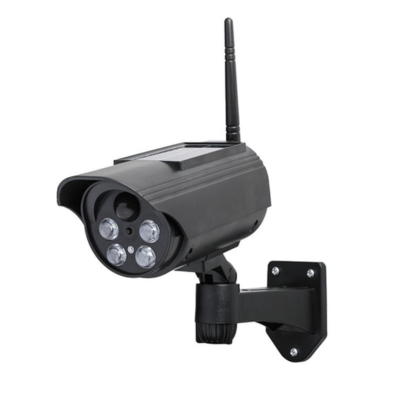 BQBQERT Solar Fake Security CCTV Camera Outdoor ABS Surveillances Device Anti Theft For Residence Store Shed