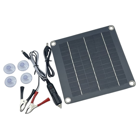 BQBQERT Solar Panel with Wire 10W 12V Dripping Glues Plate Solar Panel Polycrystalline Silicon Board Solar Systems Module