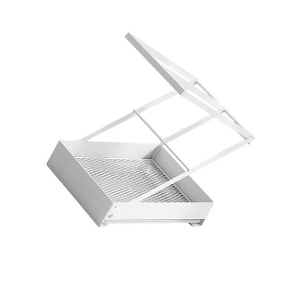 BQBQERT Space Saving Stand Foldable Sink Storage Rack for Brushes and Supplies Sponge Holder for Kitchen Countertops