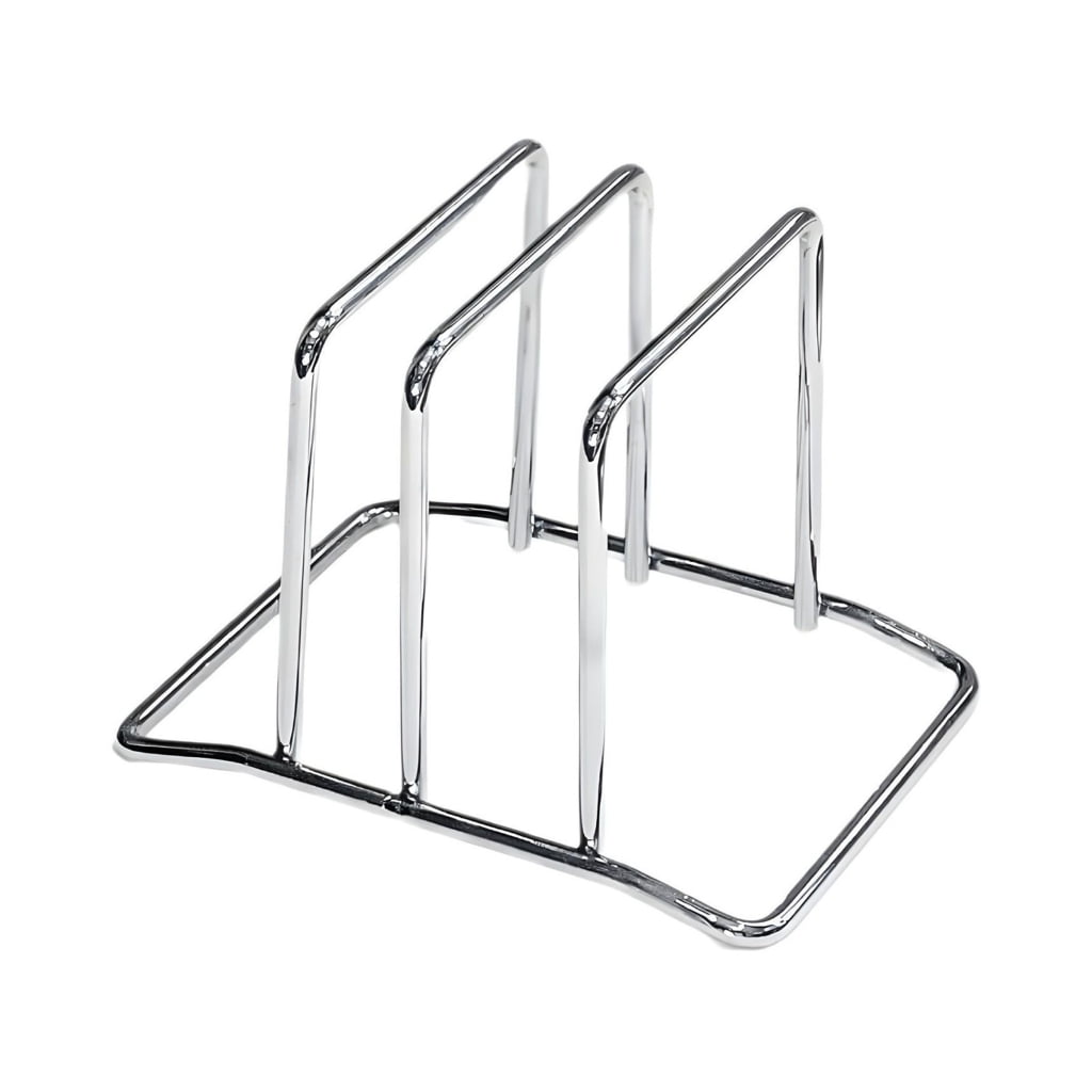 BQBQERT Stainles Steel Duals Compartment Cutting Board Rack Rustproof ...