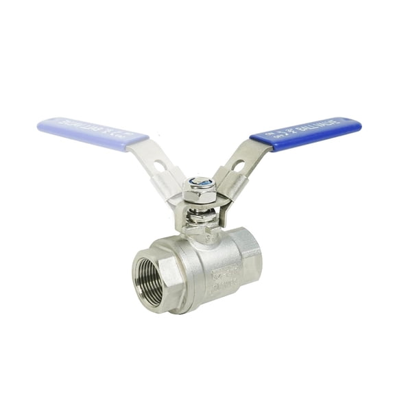 BQBQERT Stainless Steel 3/4" Balls Valves Female Thread Water Shut Off Valves Garden Hose Pipe Fitting