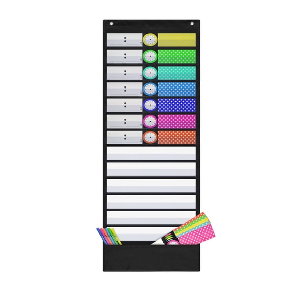 BQBQERT Stay on Track with the Daily Schedule and Word Study Pocket Chart