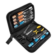 BQBQERT Steel Rainbows Finish 14 Tool Set With Carrying Box For Aircraft Model Assembly And Electronics Repair