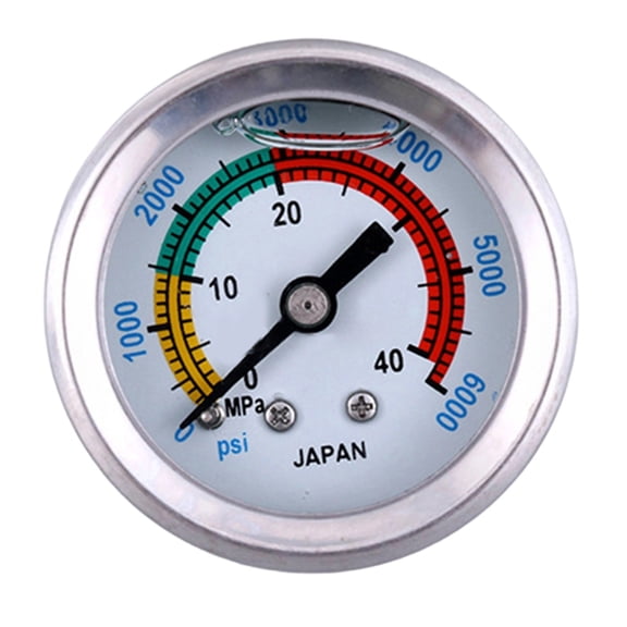 BQBQERT Strong Double Scale Pressure Meter Erosion Gauges Liquid Filled Manometer Suitable for Dives Equipment Testing