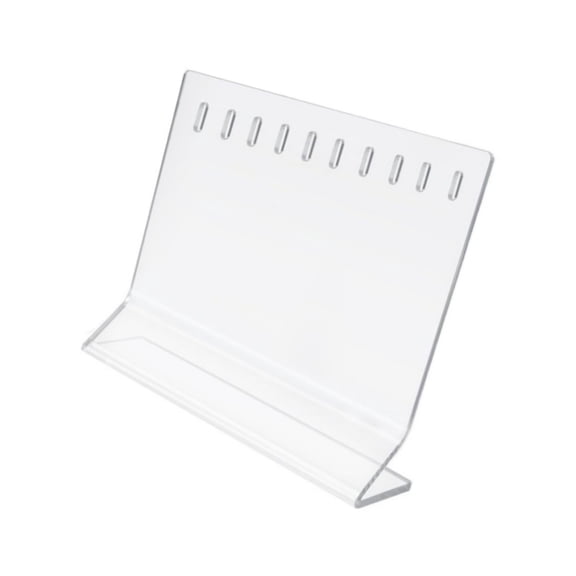 BQBQERT Sturdy 10 Slot Angling Baits Rack Made From Fine Acrylic Clear Fishing Baits Holder For Optimal Visibility