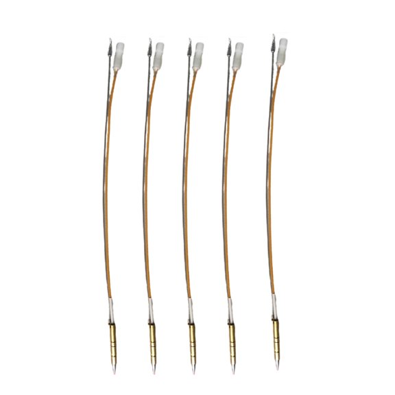 BQBQERT Sturdy Metal 30.50cm Thermocouple Probe Wire for Temperatures Sensors in and Industrial Applications