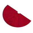 thumbnail image 1 of BQBQERT Stylish Handwoven Christmas Tree Base Cover Knitted Round Tree Skirt for Home, 1 of 18