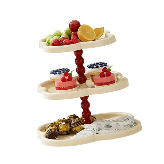 BQBQERT Stylish Multi layer Coffee Table Serving Stand Household Cupcake and Snacks Storage Rack Cake Display Unit