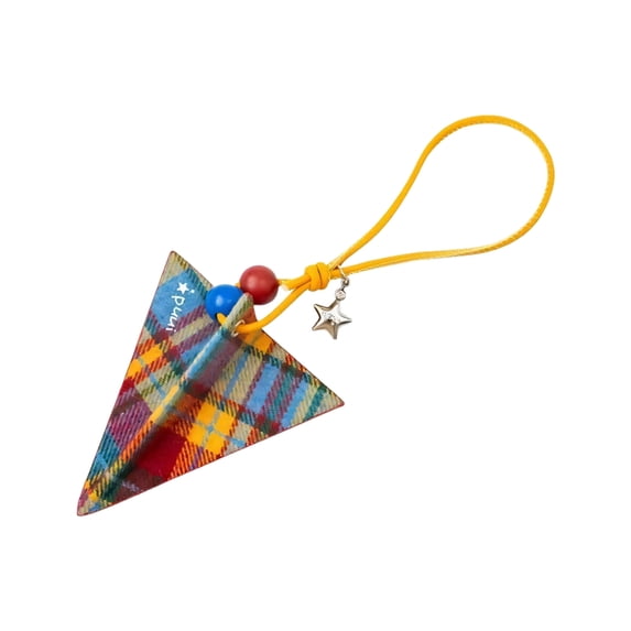 BQBQERT Stylish Paper Airplanes Inspired Leather Keychain For Keys Bags And Phones