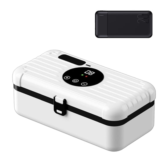 BQBQERT Tiny Refrigerator Box for Drink Refrigerating and Heating USB Rechargeable Plan Perfect for Camping and Home