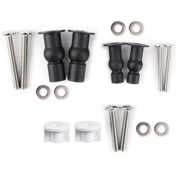 BQBQERT Toilet Seats Screws Nut Expanding Rubber Screw Top Fixings Lid Top Fixing Blind Hole Fitting Bathroom Accessories