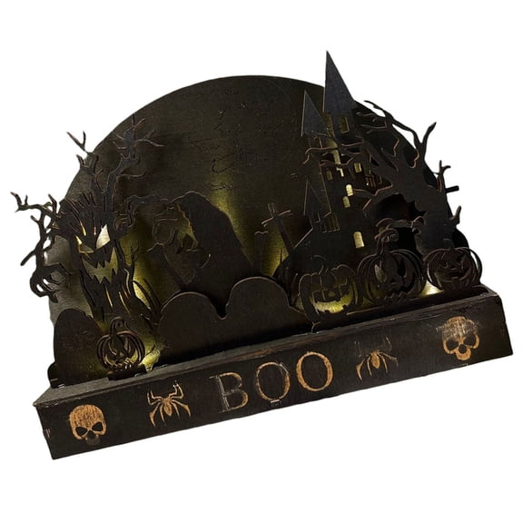 BQBQERT Tone Pumpkins Themed Bridge Light Ornaments for Indoor Decoration