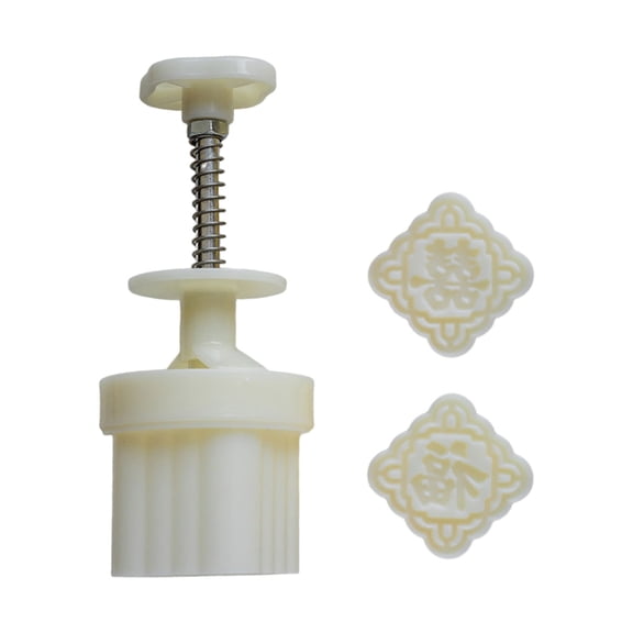 BQBQERT Traditional Pattern Shape Mooncakes Press Molds DIY Bakings Accessary