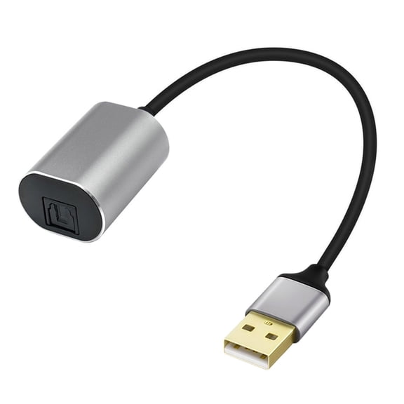 BQBQERT USB A Male To SPDIF Female Digital Converter for Computer Laptop Connection USB C To Sound Adapter