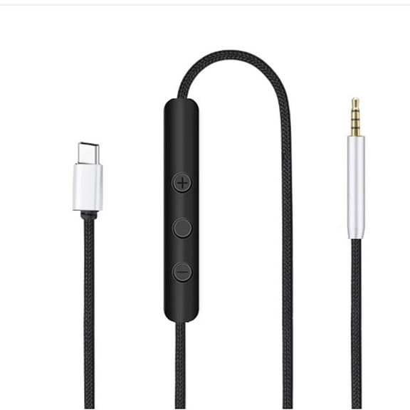BQBQERT USB C to 2.5mm Male Cable for QC25/QC35/QC35II/QC45/NC700/Y40/Y45/Y50 Headset Wires Enhanced Music