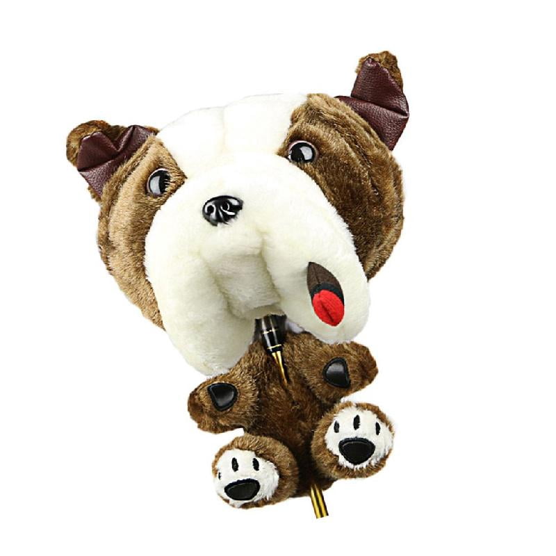 BQBQERT Unique Animal Driver Headcover Funny Cartoon Dog Themed Golfs Headcover Golfs Practice Accessory