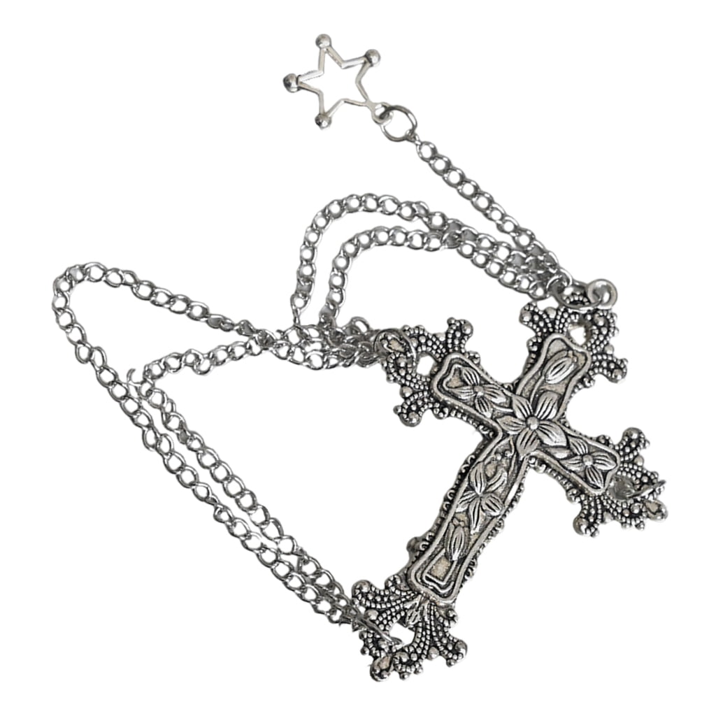BQBQERT Unique Crosses Hair Clip 2000s Trend Side Clip Crosses ...