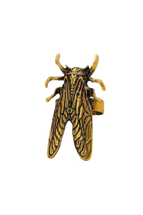 Unique Scarab Shaped Rings Sturdy Metal Construction Versatile Jewelry Piece Wedding Party Rings for All Outfits