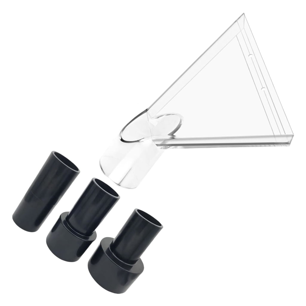 BQBQERT Vacuum Attachments Clear Scrub Head Extraction Nozzles With Adapters Upholstery Carpet Attachment