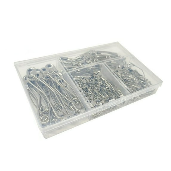 BQBQERT Versatile 160pcs Curved Pins Stainless Steel Quilting Basting Pins with Storage Box Art And Craft Tools