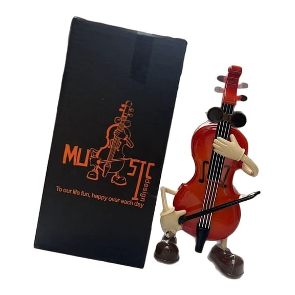 BQBQERT Violins Cellos Guitar Melodies Boxes Swinging Motion Decoration Craftsmanship Present
