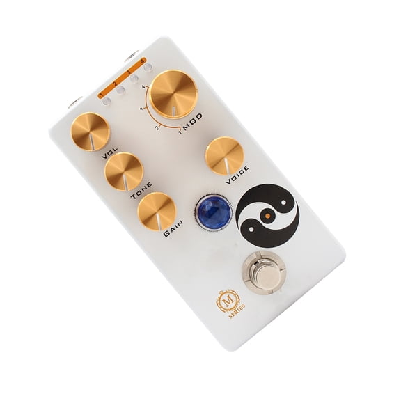 BQBQERT Volumes/Tone/Gains/Voice/4 Mode Knob Overdrive Effector Guitar Overdrive Effects Pedal Easy Control for Beginners