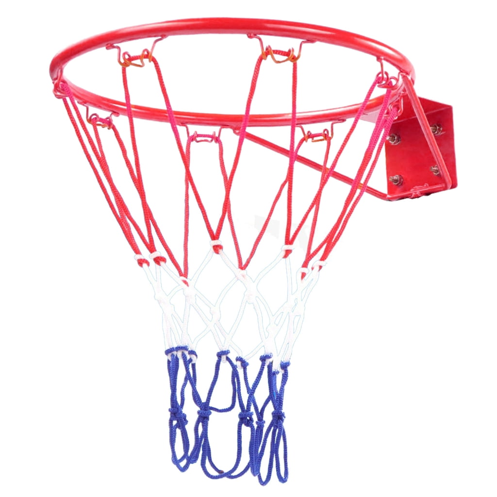 BQBQERT Wall Hanging Basketball Wall Mounted Goal Hoop Rim Net Sport Net Indoor And Outdoor Basketball Wall Hanging Basket Net
