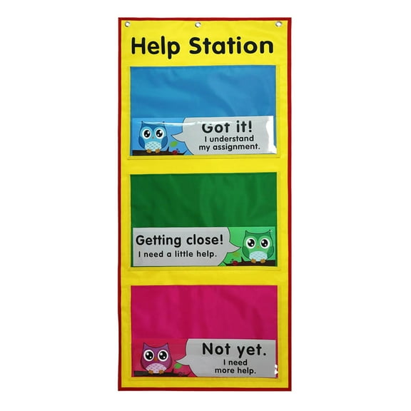 BQBQERT Wall Hanging File Storage Pocket Chart, Classroom Storage Pocket Chart for Cards, Homework, Drawing, Picture