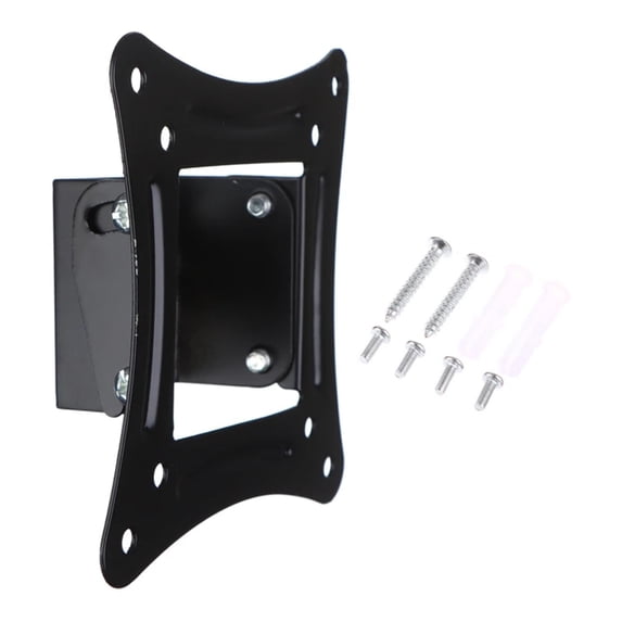 BQBQERT Wall Holder for Flat Panel Monitors and TVs Featuring Adjustable Improve Viewing Maintain Tidy Space