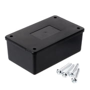 BQBQERT Waterproof ABS Plastic Electronic Enclosure Project Box for Case Black 105x64x40