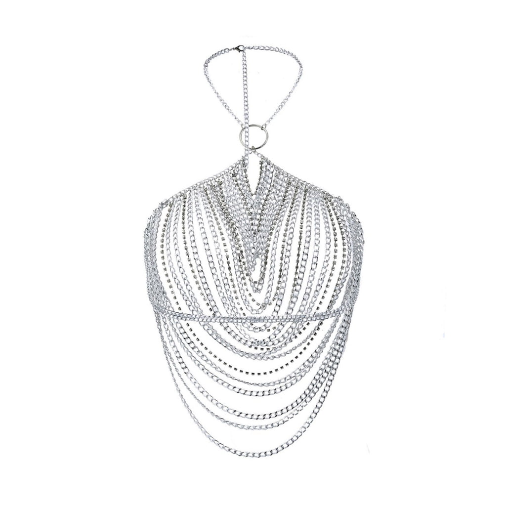 BQBQERT Women Body Chain Featuring Crystal Elegant Body Jewelry ...