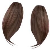 BQBQERT Women Wigs Synthetic Toupee Bangs Toppers Replacement Fringe Hair Toupee for Daily Wear Black Fringe Hair Hairpieces