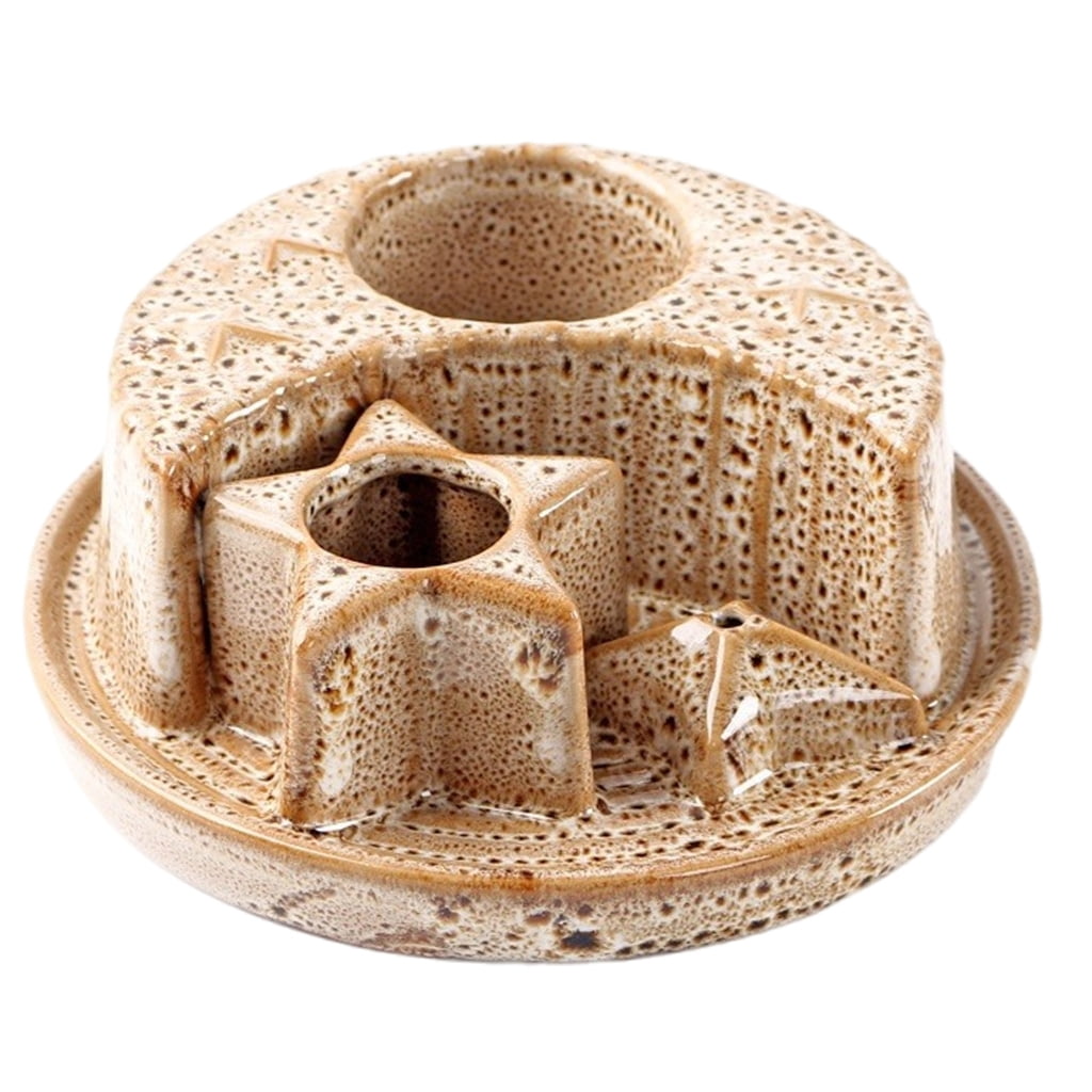BQBQERT Yoga Ceramics Holders for Burning Incenses Stick Sages and Candle Ashes Catchers