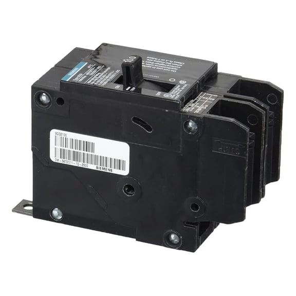 BQD Circuit Breaker 100 Amp Double Pole 480Y/277V - 125/250V DC 14KAIC Bolt-In Breaker - Electrical Panel Replacement Part