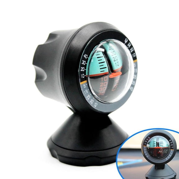 BQLQBQLQ 1Pc Bla Car ncer Angle Tilt Indicator L Inclinometer Meter H2N0