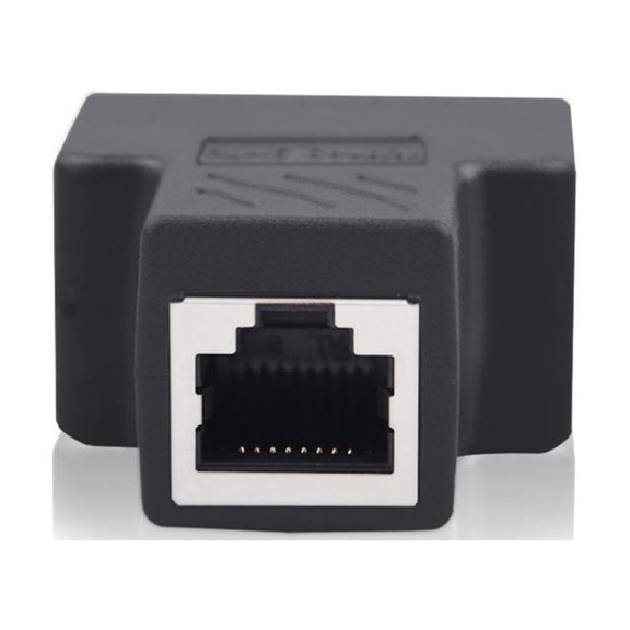 BQLQBQLQ 2 Port RJ45 Splitter Adapter LAN Network Ethernet Cable 2024 Plug