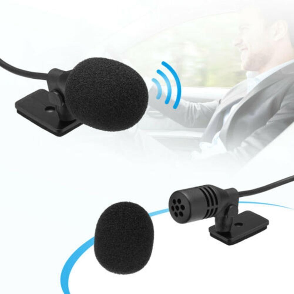 BQLQBQLQ 2024 Black Microphone Car Radio Stereo Bluetooth Compatible Enabled Audio